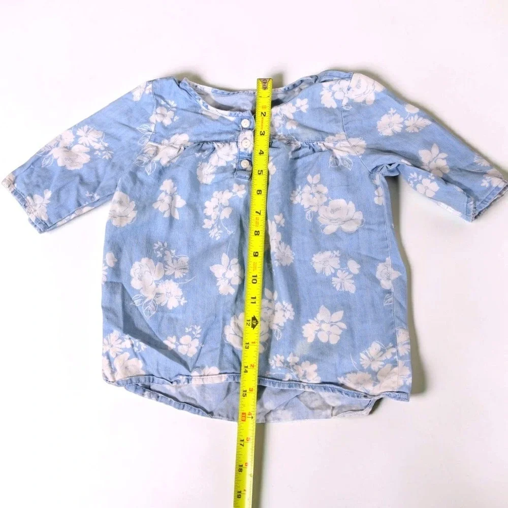 Lot‎ 3 4T Toddler Girl Shirts Carters Sonoma Healthtex Unicorn Floral Sweatshirt
